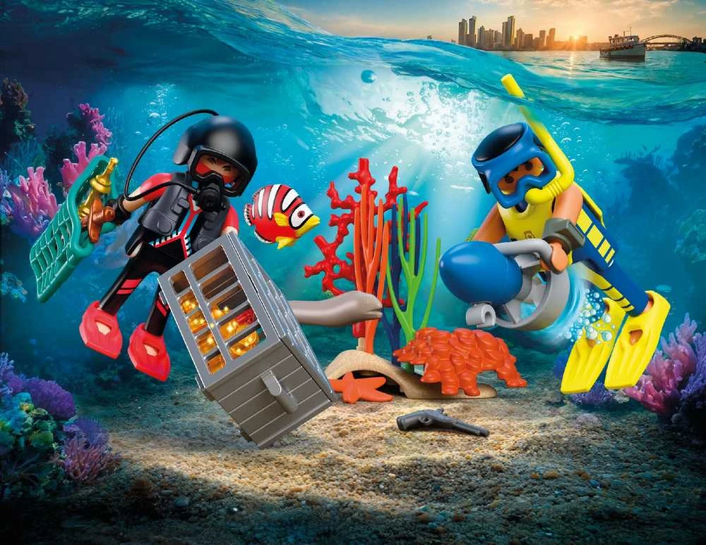 Konstruktorius Playmobil Policijos naras su lobiu (72078)