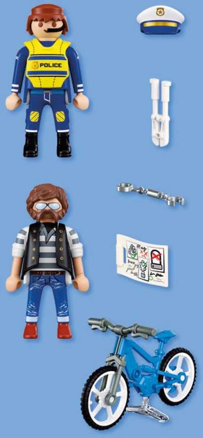 Konstruktorius Playmobil Dviračio vagystė (72076)