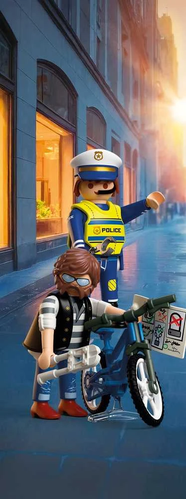 Konstruktorius Playmobil Dviračio vagystė (72076)
