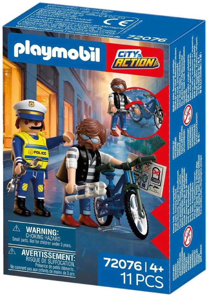 Konstruktorius Playmobil Dviračio vagystė (72076)