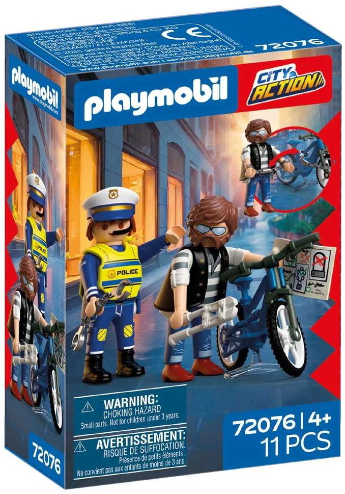Konstruktorius Playmobil Dviračio vagystė (72076)