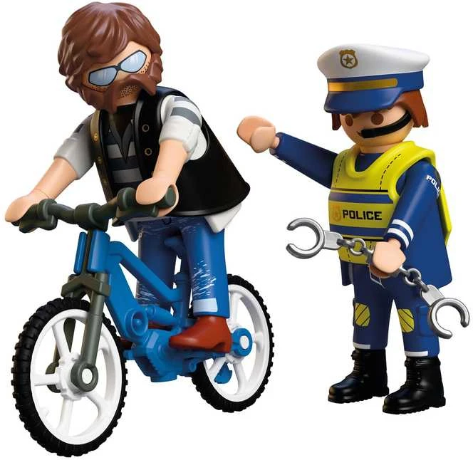Konstruktorius Playmobil Dviračio vagystė (72076)