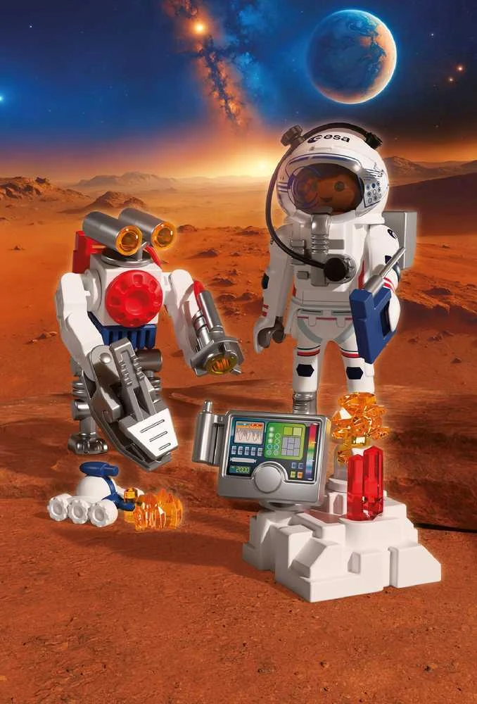 Konstruktorius Playmobil - ESA: Astronaut with Robot (72014)