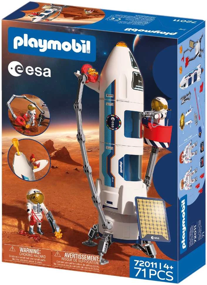 Konstruktorius Playmobil ESA: Mars Research Rocket (72011)
