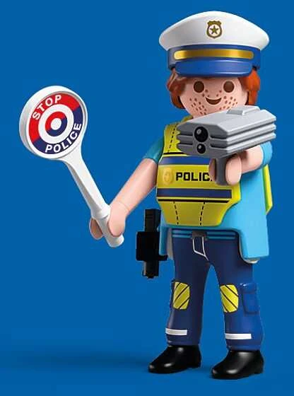 Konstruktorius Playmobil Policijos pareigūnas su greičio matuokliu 72029