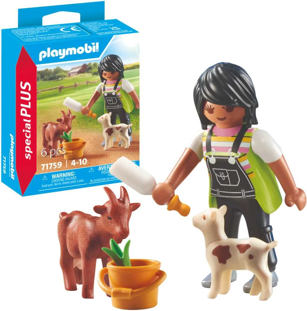 Konstruktorius Playmobil Girl with Goats 71759