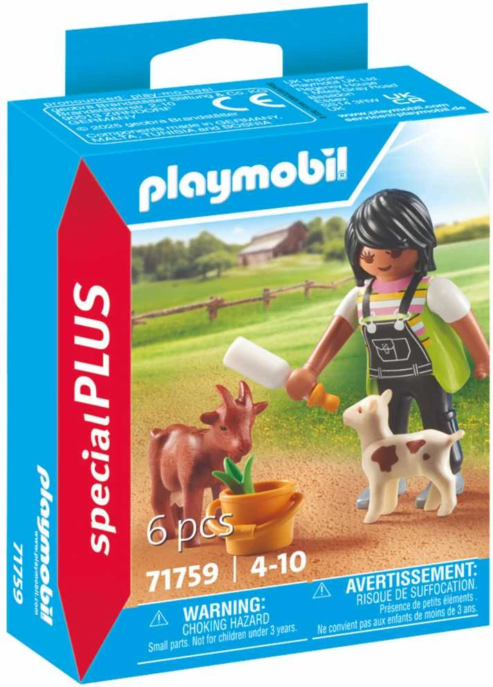 Konstruktorius Playmobil Girl with Goats 71759