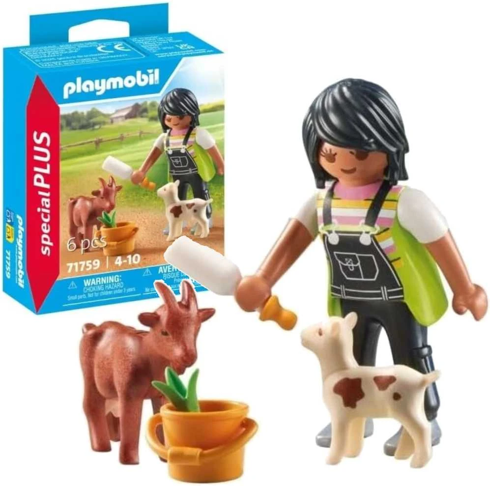 Konstruktorius Playmobil Girl with Goats 71759
