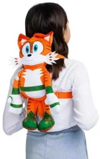 Pliušinė talismano kuprinė Sonic Prime Tails