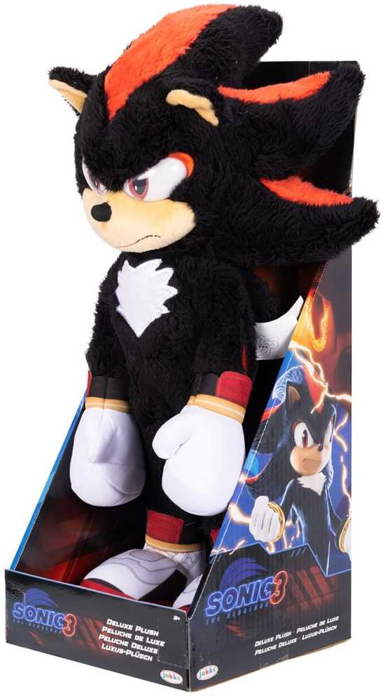 Jakks Pacific Pliušinis Sonic 3 the Hedgehog Deluxe Shadow 35 cm