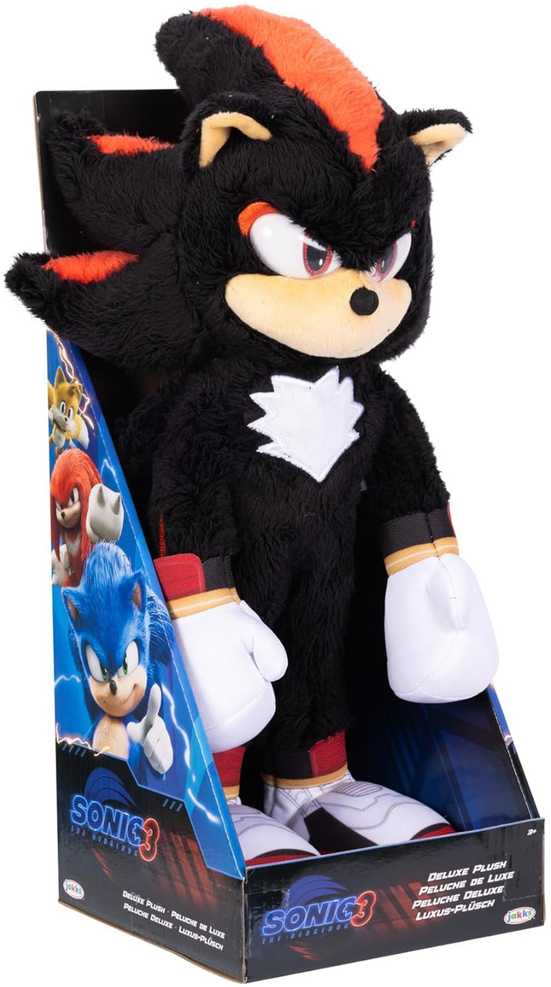 Jakks Pacific Pliušinis Sonic 3 the Hedgehog Deluxe Shadow 35 cm