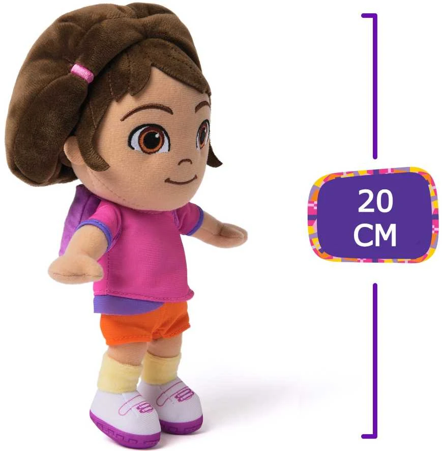 Pliušinis žaislas Dora tyrinėtoja, minkštas žaisliukas mergaitėms, 20 cm