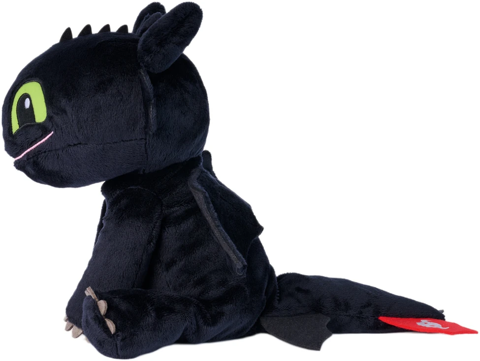 Pliušinis žaislas „Kaip prisijaukinti slibiną“ bedantis, 28 cm