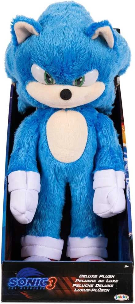Jakks Pacific Pliušinis žaislas Sonic 3 the Hedgehog Deluxe Sonic 35 cm