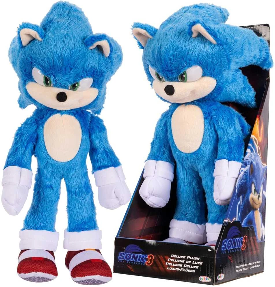 Jakks Pacific Pliušinis žaislas Sonic 3 the Hedgehog Deluxe Sonic 35 cm
