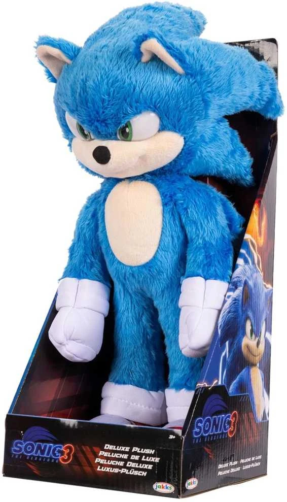 Jakks Pacific Pliušinis žaislas Sonic 3 the Hedgehog Deluxe Sonic 35 cm