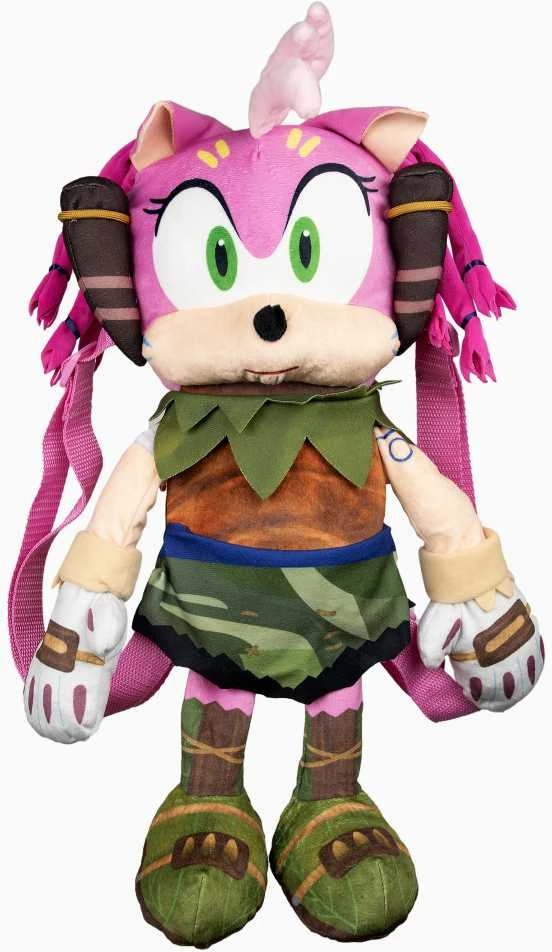 Pliušinė talismano kuprinė Sonic Prime Amy