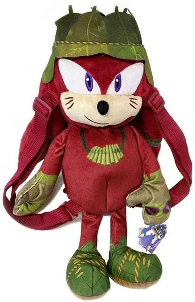 Pliušinė talismano kuprinė Sonic Prime Knuckles