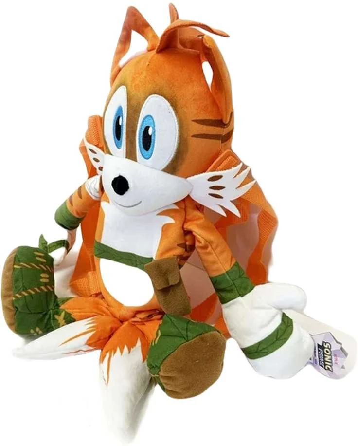 Pliušinė talismano kuprinė Sonic Prime Tails