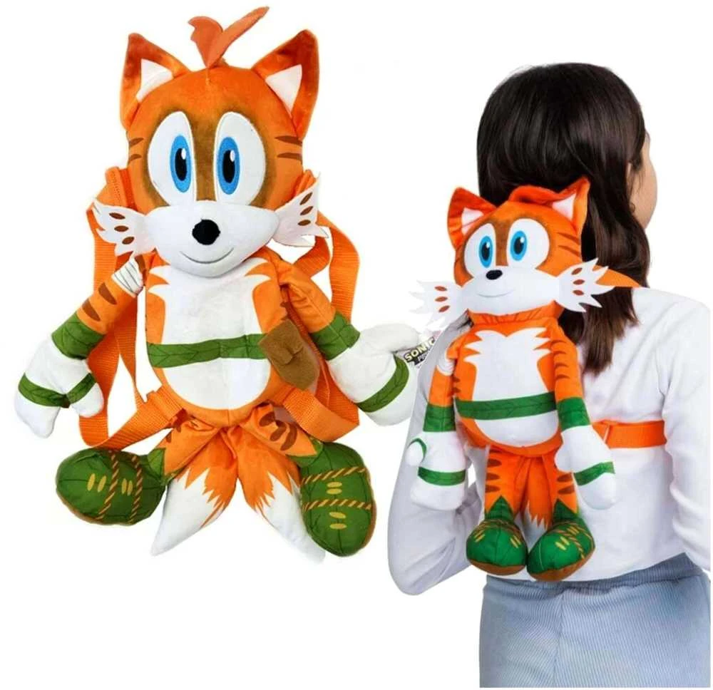 Pliušinė talismano kuprinė Sonic Prime Tails