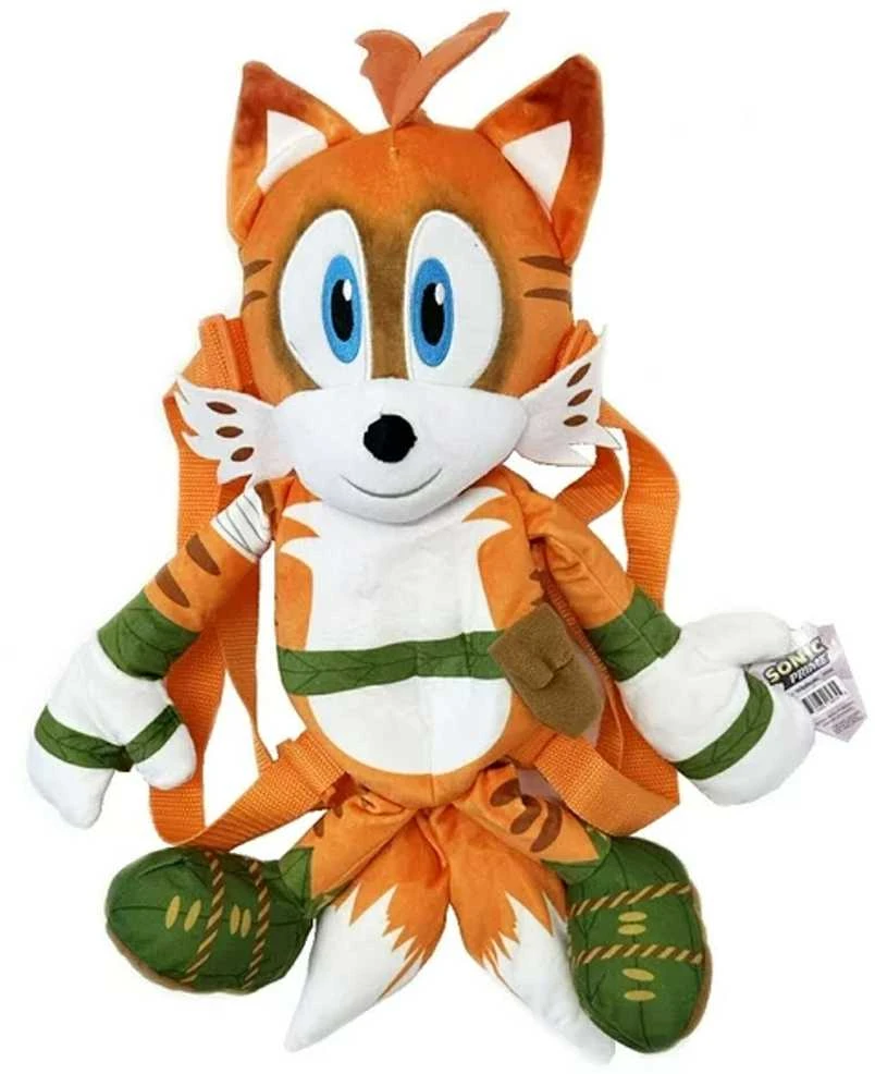 Pliušinė talismano kuprinė Sonic Prime Tails