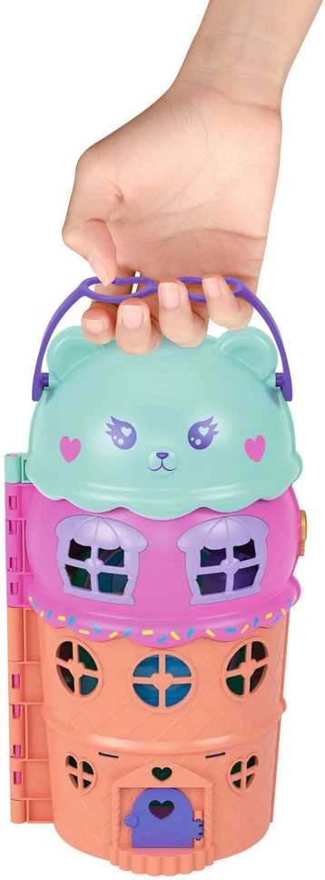 Mattel Polly Pocket Ice Cream House pramogų rinkinys (JFT91)
