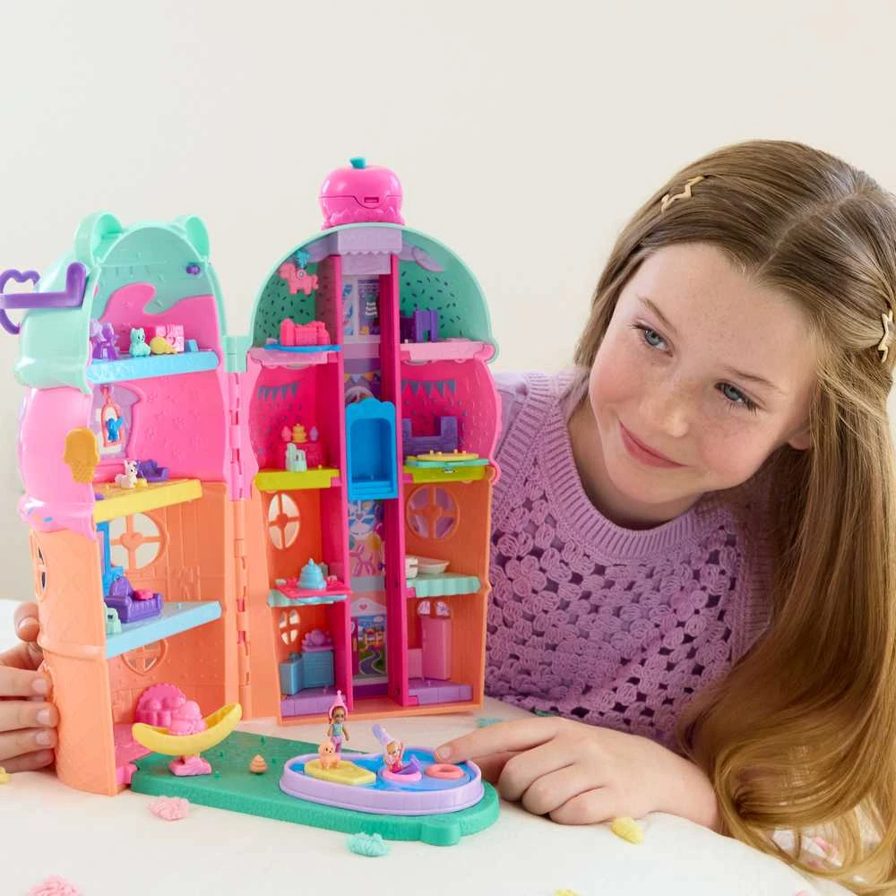 Mattel Polly Pocket Ice Cream House pramogų rinkinys (JFT91)