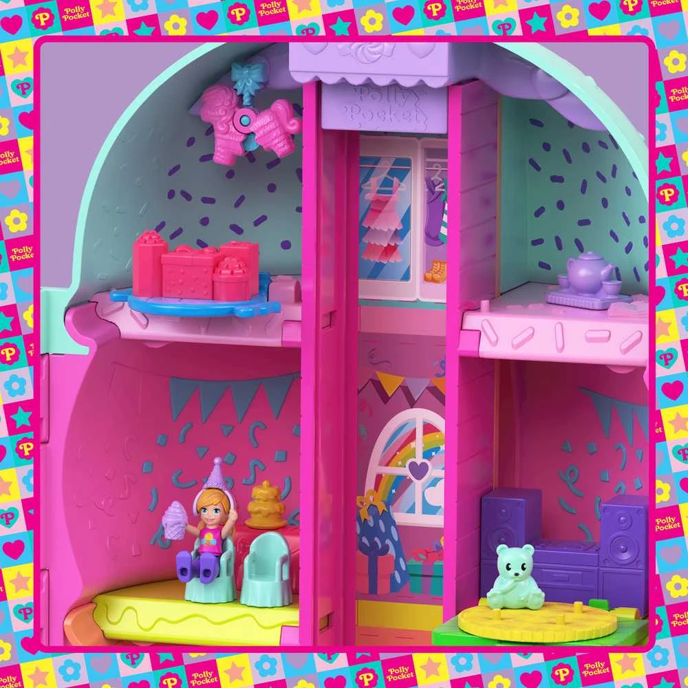 Mattel Polly Pocket Ice Cream House pramogų rinkinys (JFT91)
