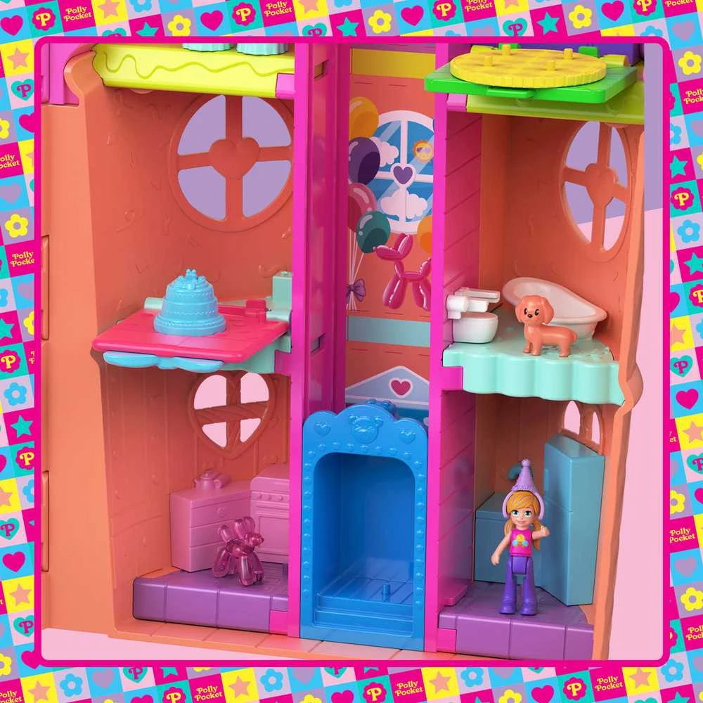 Mattel Polly Pocket Ice Cream House pramogų rinkinys (JFT91)