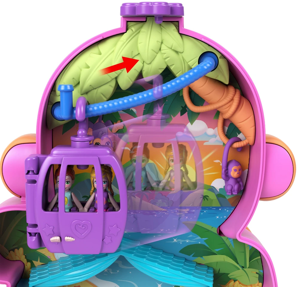 Mattel „Polly Pocket“ beždžionėlės pramogų rinkinys