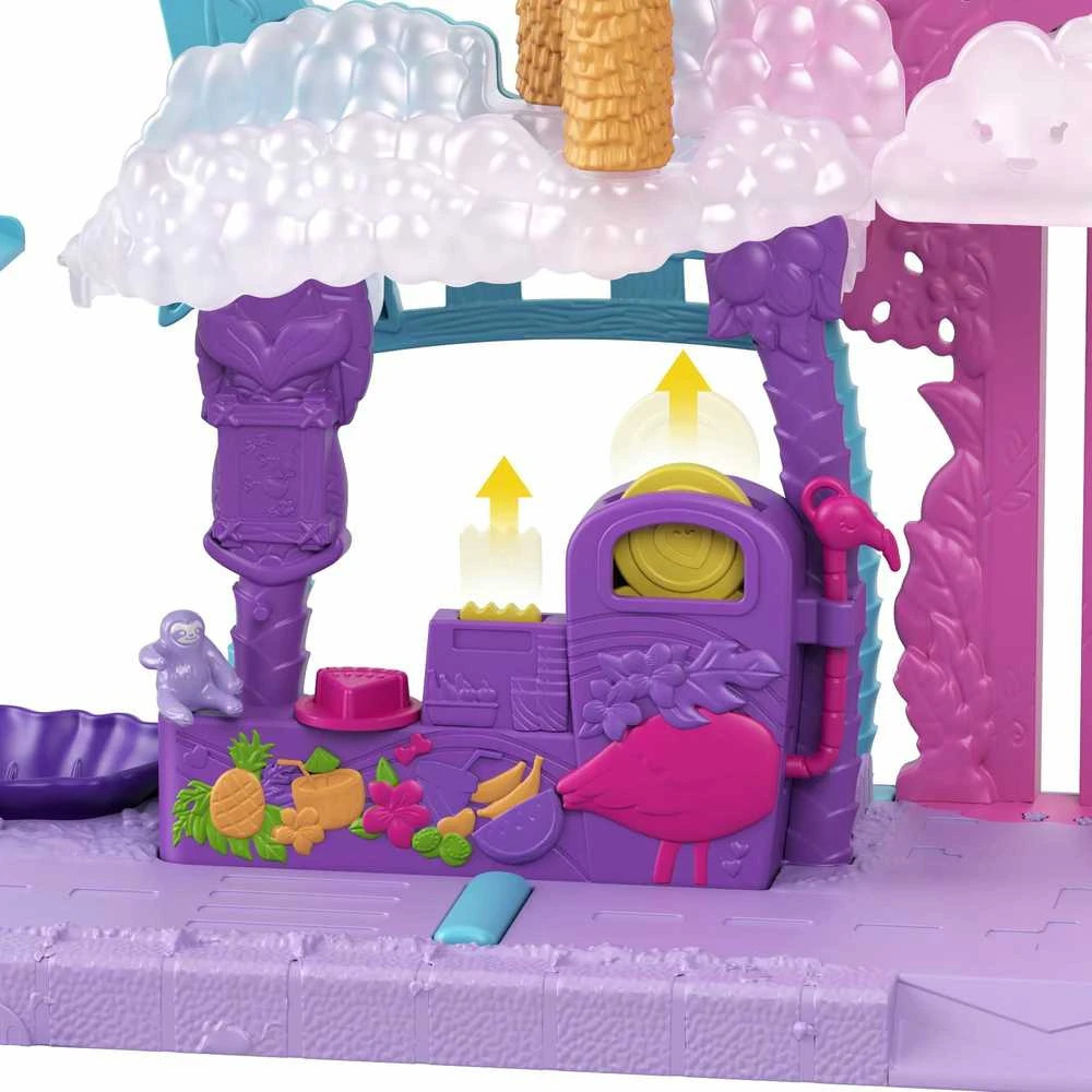 Polly Pocket Mattel Flamingo plovyklos figūrėlių rinkinys HHJ05