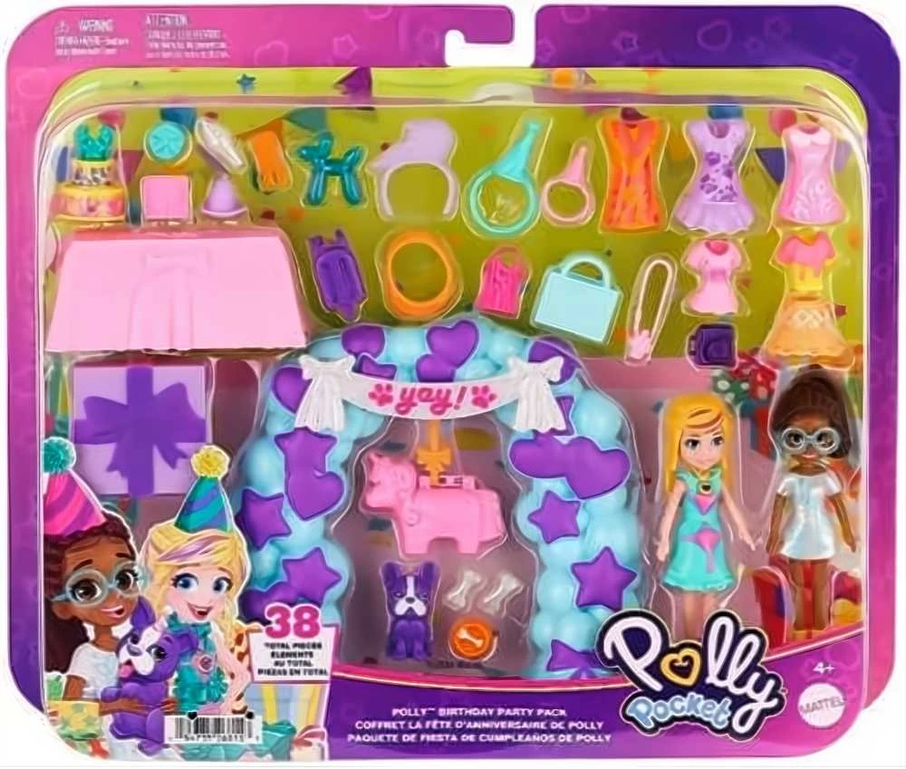 Mattel POLLY POCKET gimtadienio šventės rinkinys (JCC33)