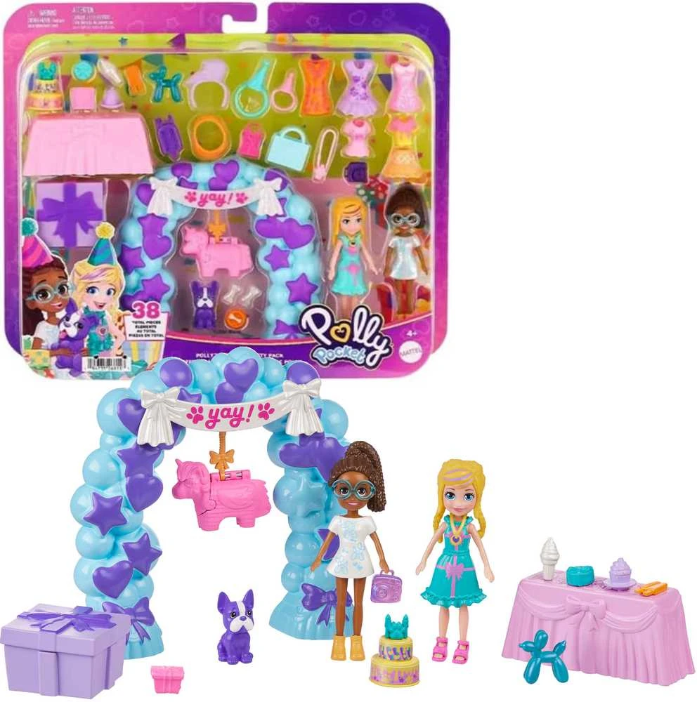 Mattel POLLY POCKET gimtadienio šventės rinkinys (JCC33)