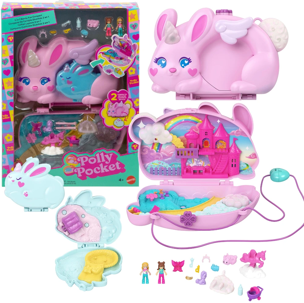 Mattel Polly Pocket kiškučio pramogų rinkinys (JFT88)