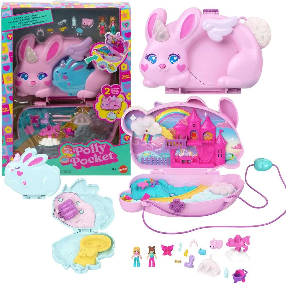 Mattel Polly Pocket kiškučio pramogų rinkinys (JFT88)