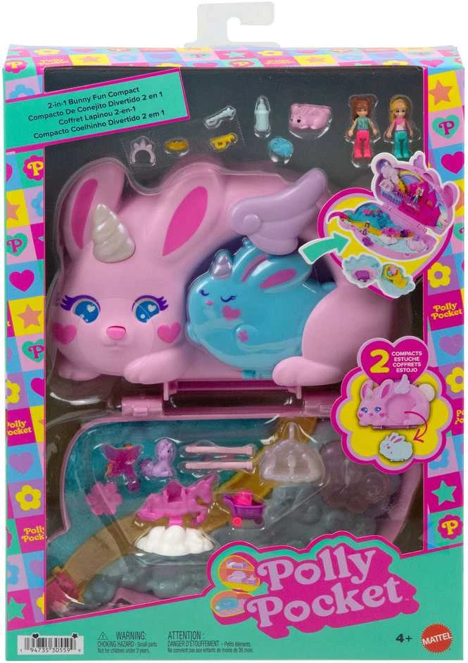 Mattel Polly Pocket kiškučio pramogų rinkinys (JFT88)