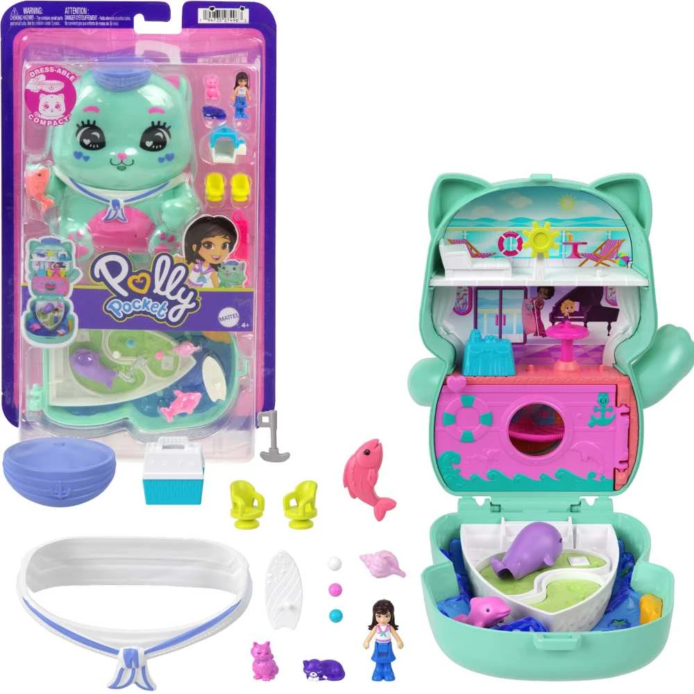 Mattel Polly Pocket katės kruizo figūrėlės rinkinys