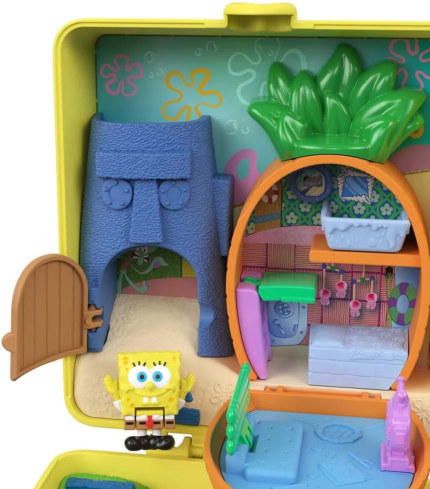 Mattel POLLY POCKET SPONGEBOB pramogų rinkinys (JKC84)