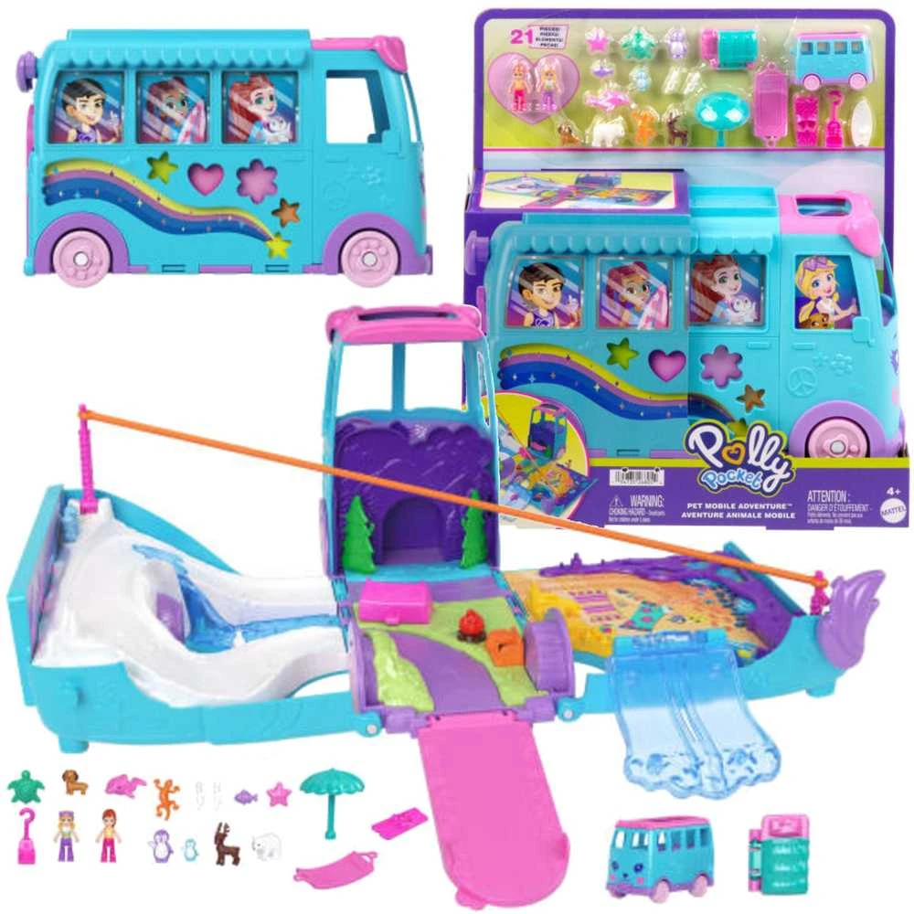 Pet Mobile Adventure žaidimų rinkinys JCC22 Polly Pocket