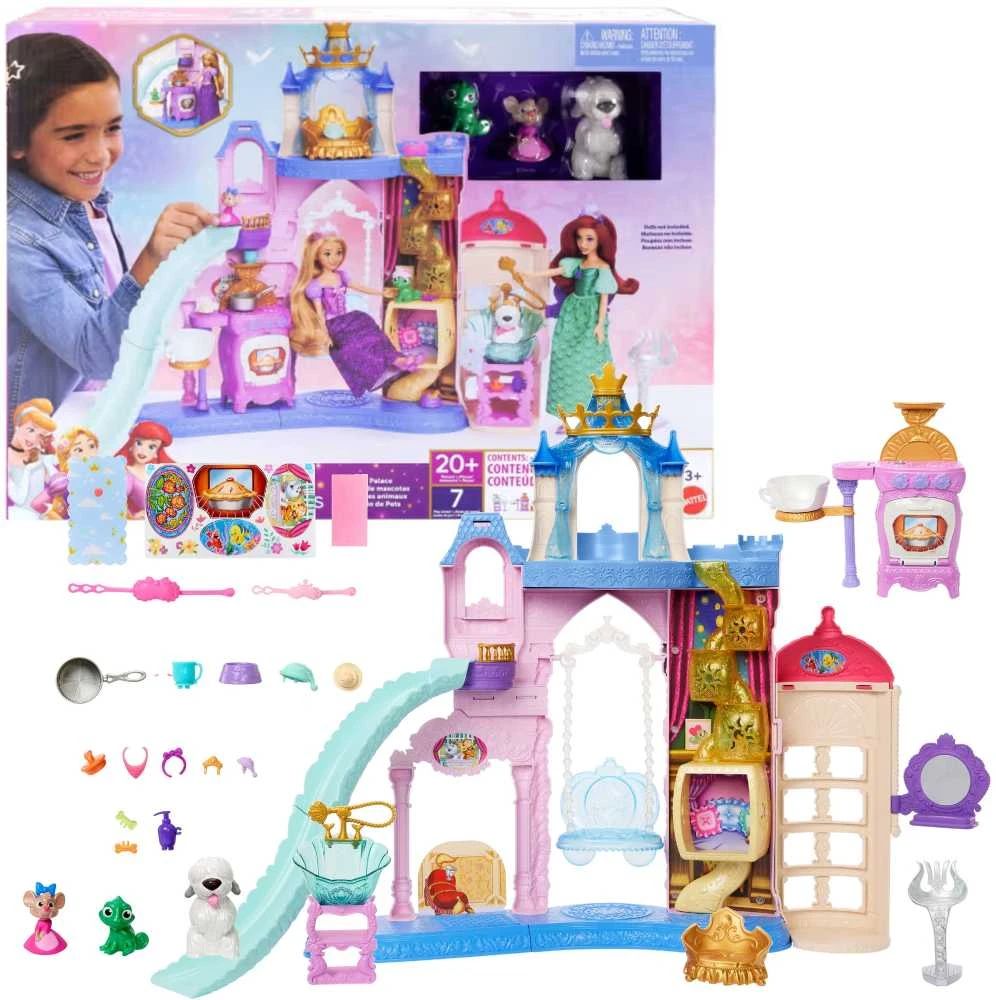 Mattel Lėlių namas Disney Princess gyvūnėlių rūmai