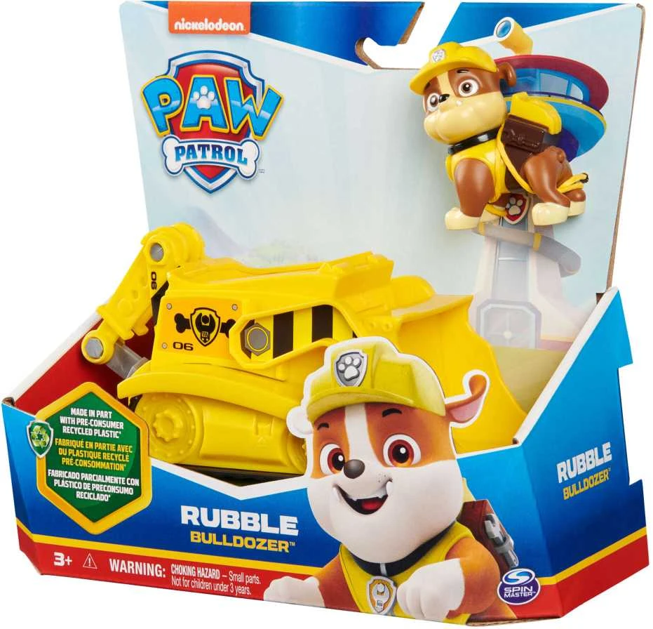 Spin Master PAW PATROL transporto priemonė Basic Sustainable Rubble, 6071214