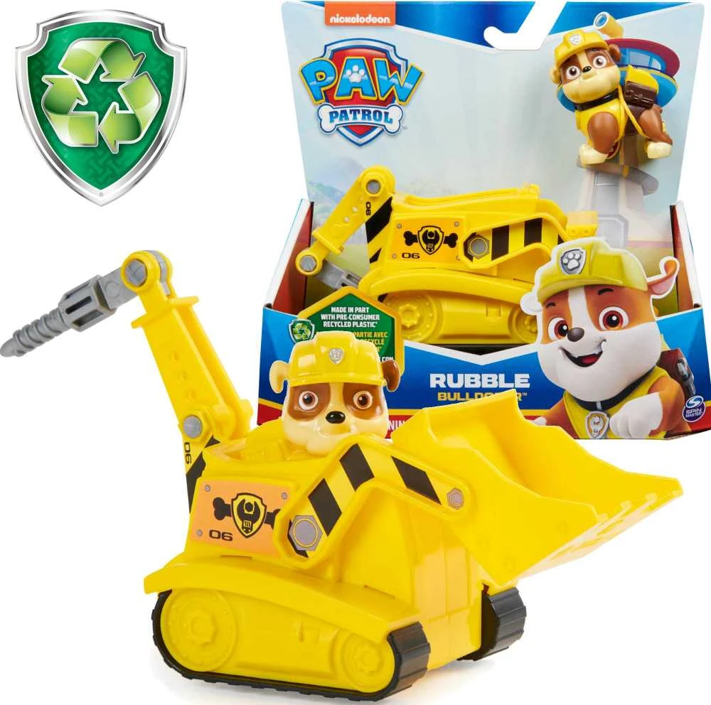 Spin Master PAW PATROL transporto priemonė Basic Sustainable Rubble, 6071214