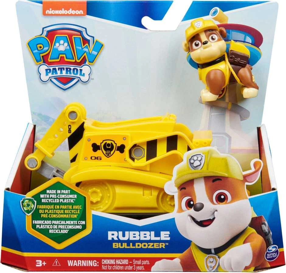 Spin Master PAW PATROL transporto priemonė Basic Sustainable Rubble, 6071214