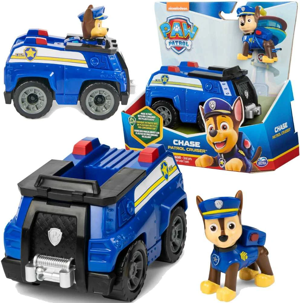 Spin Master PAW PATROL transporto priemonė Basic Sustainable Chase, 6071210