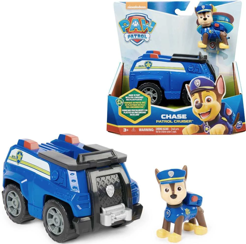 Spin Master PAW PATROL transporto priemonė Basic Sustainable Chase, 6071210