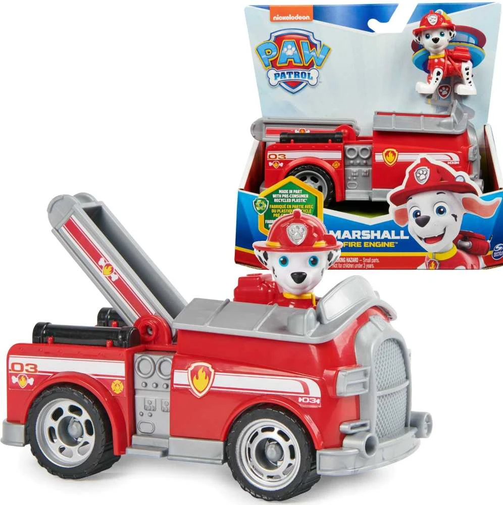 Spin Master PAW PATROL transporto priemonė Basic Sustainable Marshall, 6071209