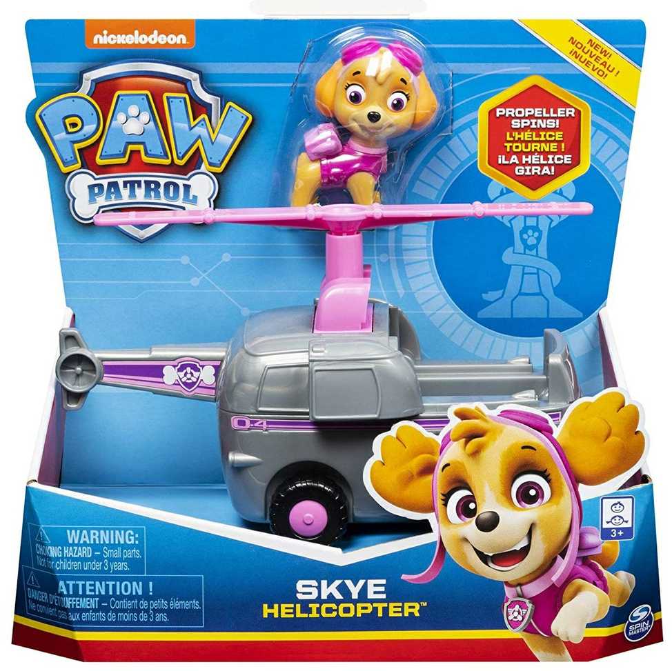 Spin Master PAW PATROL SKYE GELBĖJIMO TRANSPORTO PRIEMONĖ + ŠUNS FIGŪRA