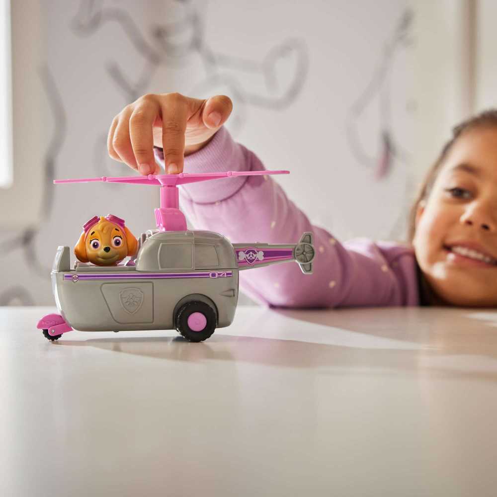 Spin Master PAW PATROL SKYE GELBĖJIMO TRANSPORTO PRIEMONĖ + ŠUNS FIGŪRA