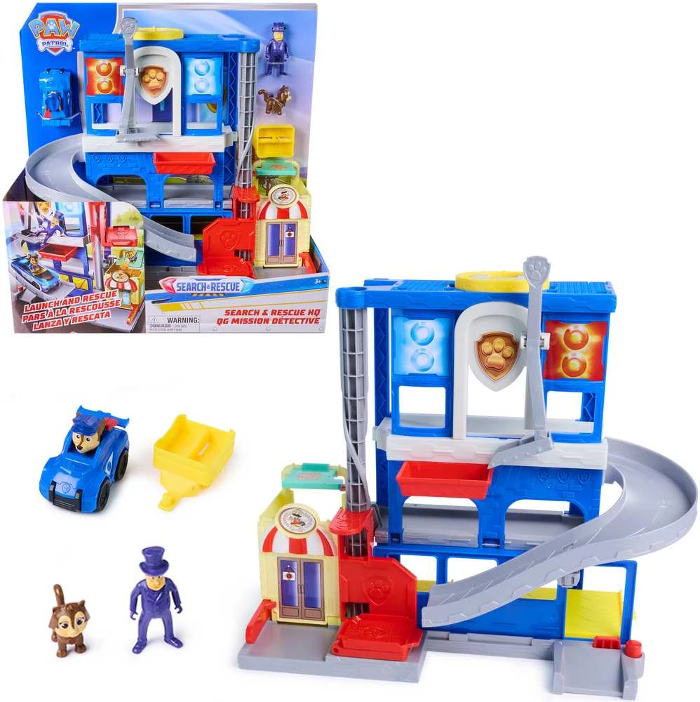 Spin Master PAW PATROL žaidimų rinkinys Search & Rescue Pup Squad HQ, 6074775
