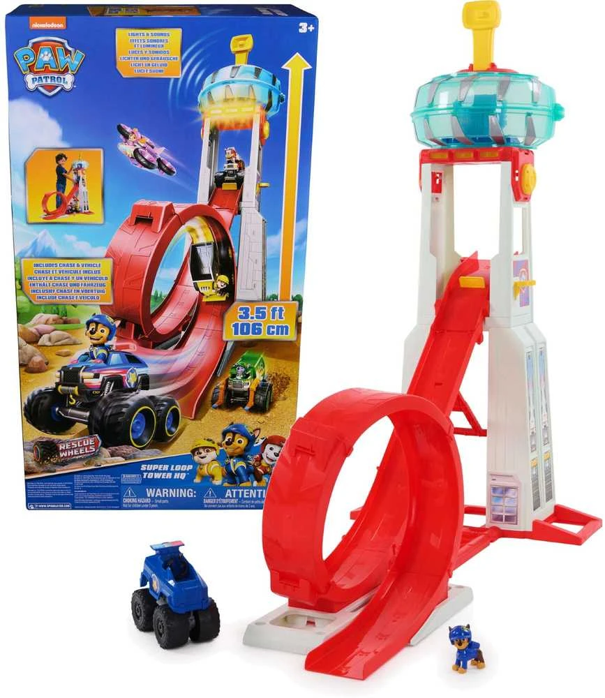 Spin Master PAW Patrol žaislinis bokštas Super Loop Tower HQ, 6069672